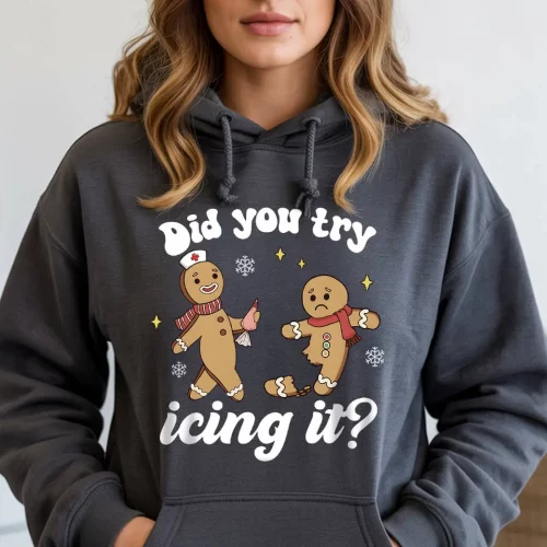 DID YOU TRY ICING IT? HOODIE