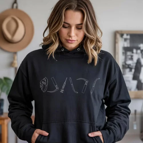 LINE ART ANESTHESIA HOODIE