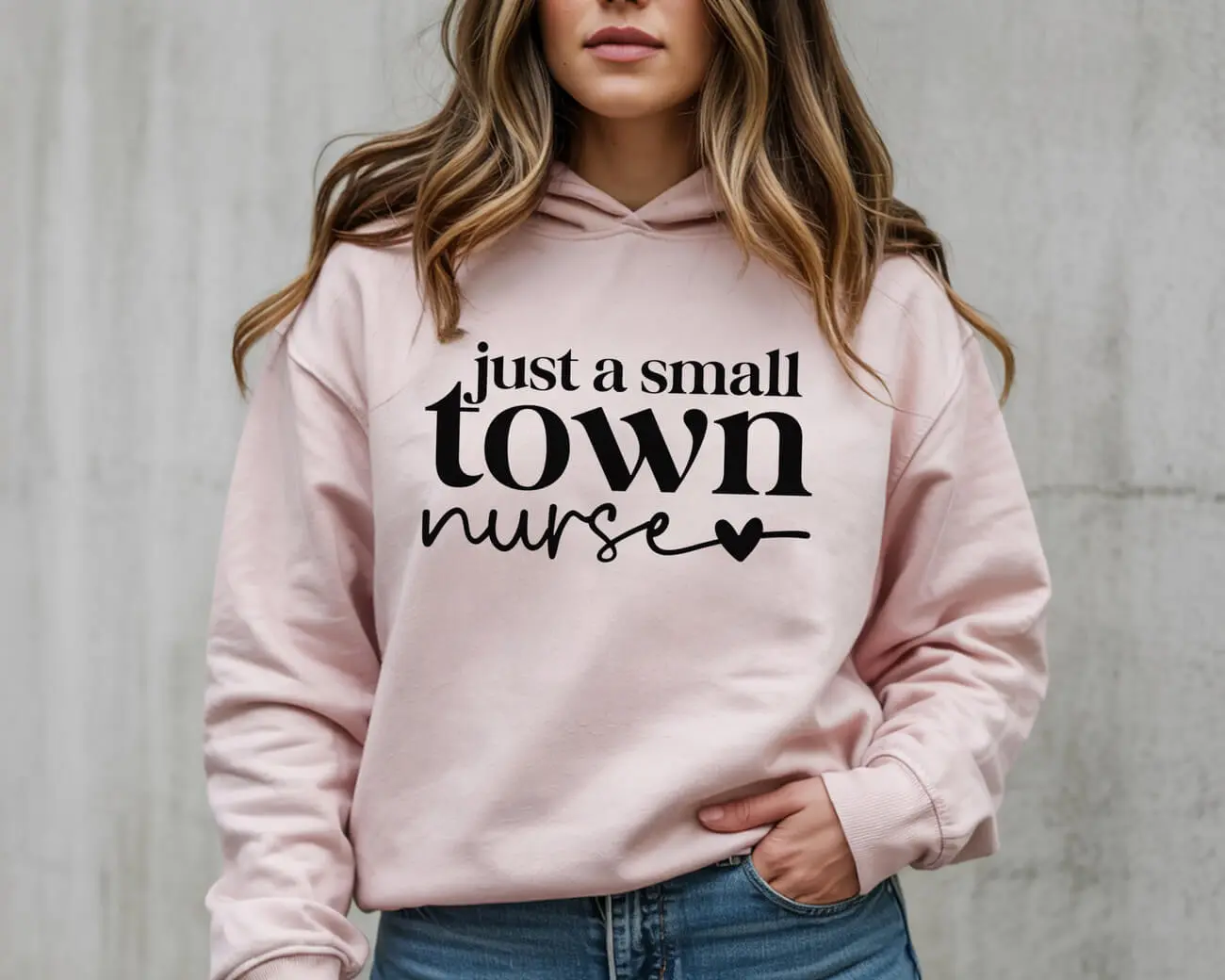 Just A Small Town Nurse Hoodie - Image 3