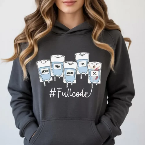 Icu Nurse #Full Code Jc Fifth Pressor Hoodie