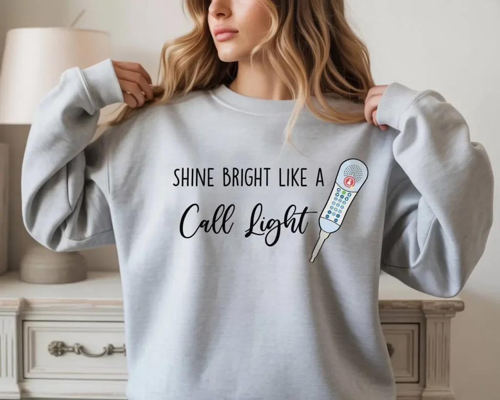 Shine Bright Like c Call Light Sweatshirt