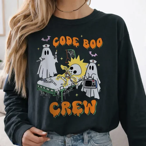 CODE BOO CREW LIGHTWEIGHT SWEATSHIRT