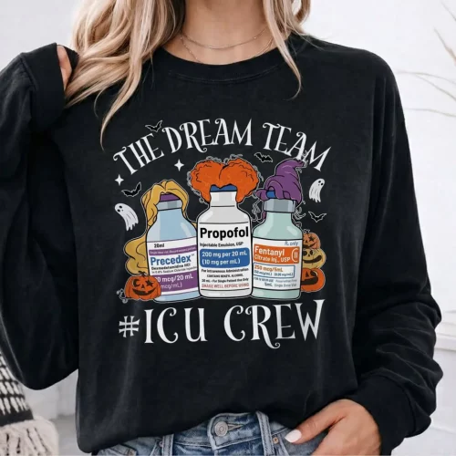 THE DREAM TEAM #ICU CREW LIGHTWEIGHT SWEATSHIRT