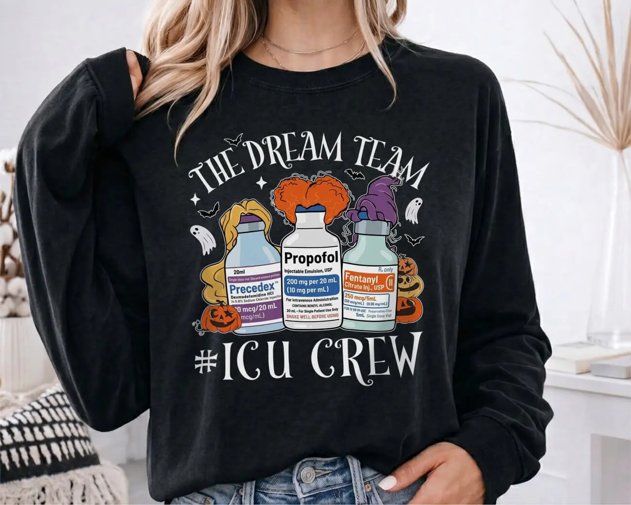 The Dream Team #Icu Crew Lightweight Sweatshirt