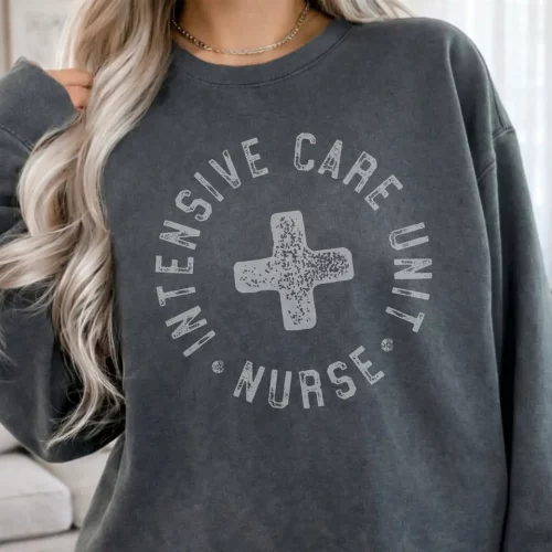 Nurse Intensive Care Unit Lighweight Sweatshirt