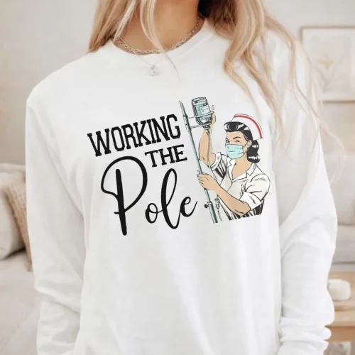 WORKING THE POLE LIGHTWEIGHT SWEATSHIRT