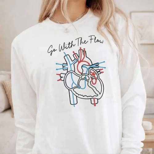 Go With The Flow Cardiac Unit Lightweight Sweatshirt