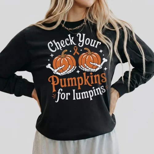 Check Your Pumpkins For Lumpins Halloween Lightweight Sweatshirt