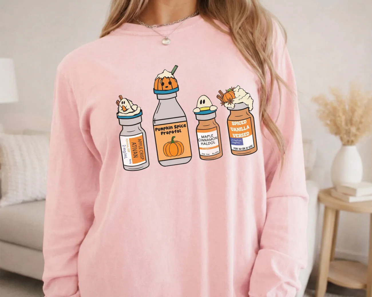 Pumpkin Spice Propofol Lightweight Sweatshirt