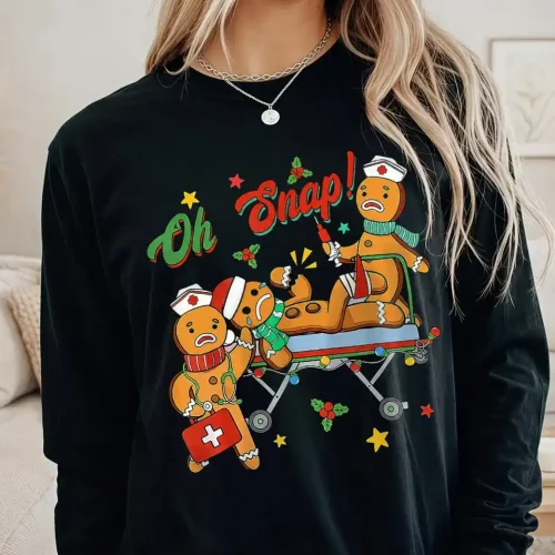 Oh Snap! Gingerbread Lightweight Sweatshirt