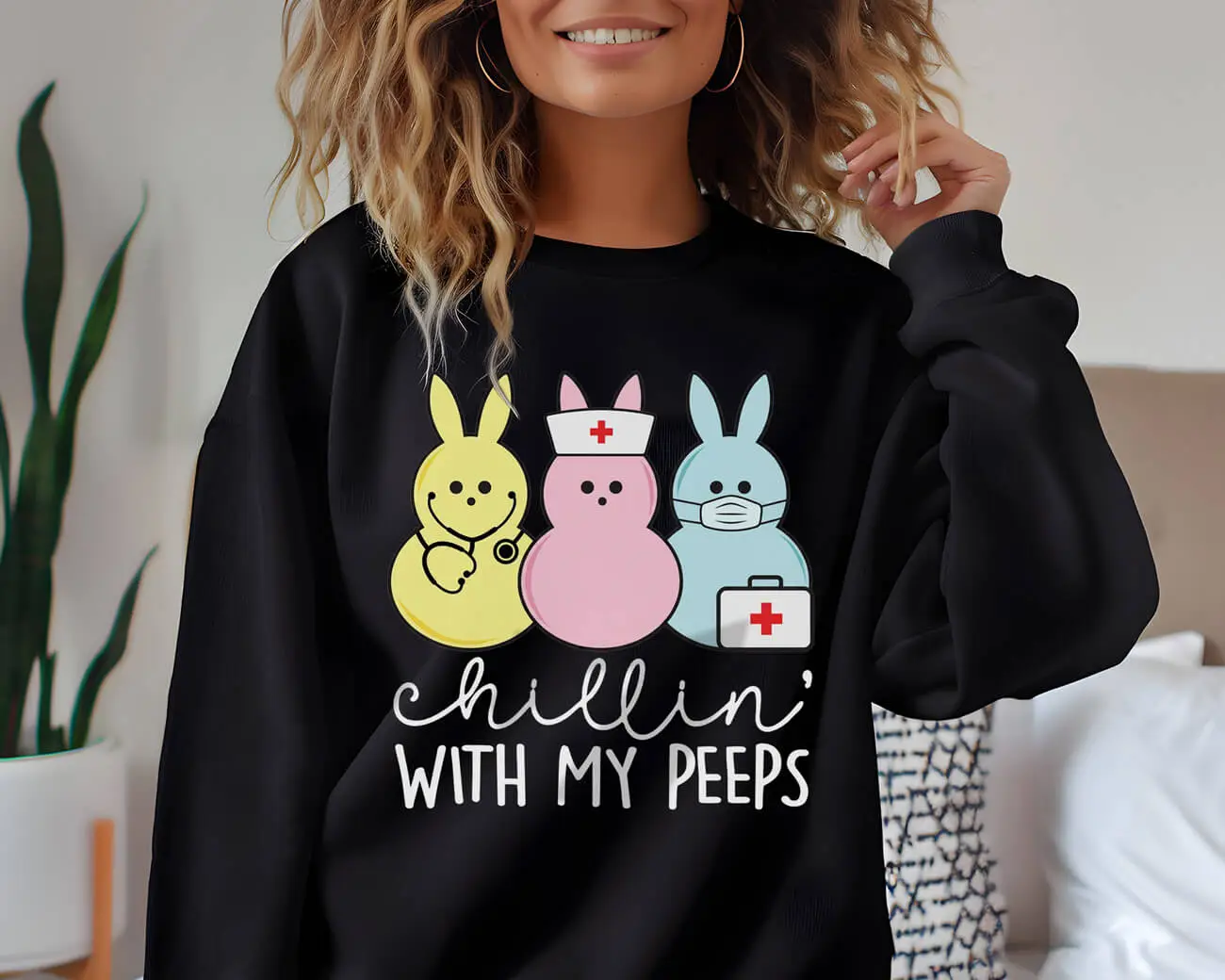 Chillin' With My Peeps Sweatshirt - Image 3