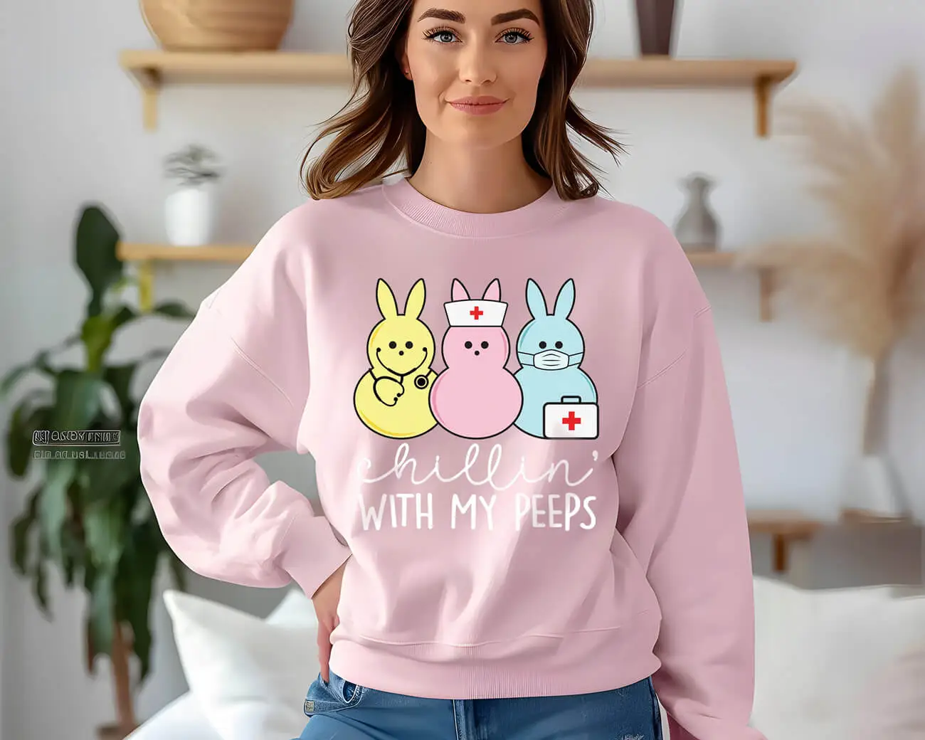 Chillin' With My Peeps Sweatshirt - Image 4