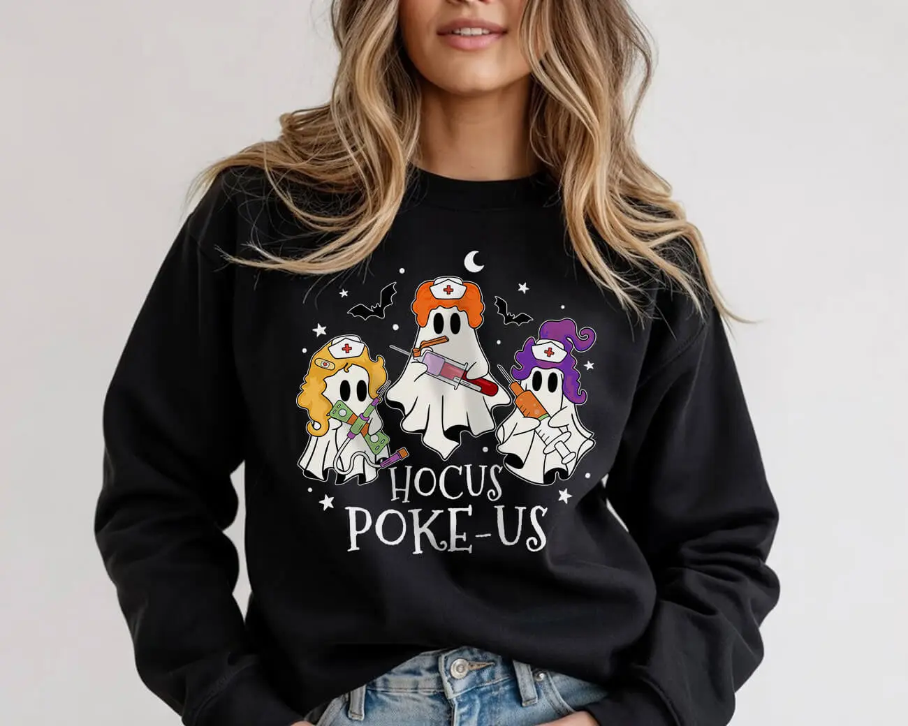 Hocus Poke-Us Halloween Sweatshirt - Image 3