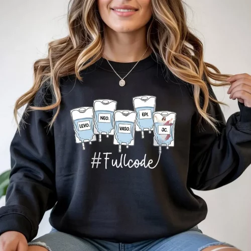 Icu Nurse #Full Code Jc Fifth Pressor Sweatshirt