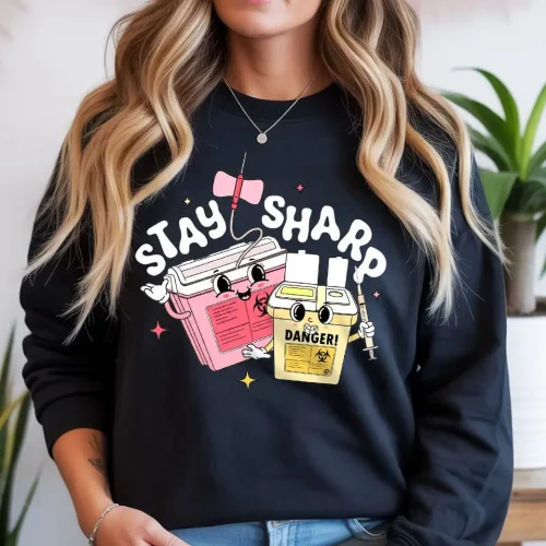 Iv Nurse Stay Sharp Sweatshirt