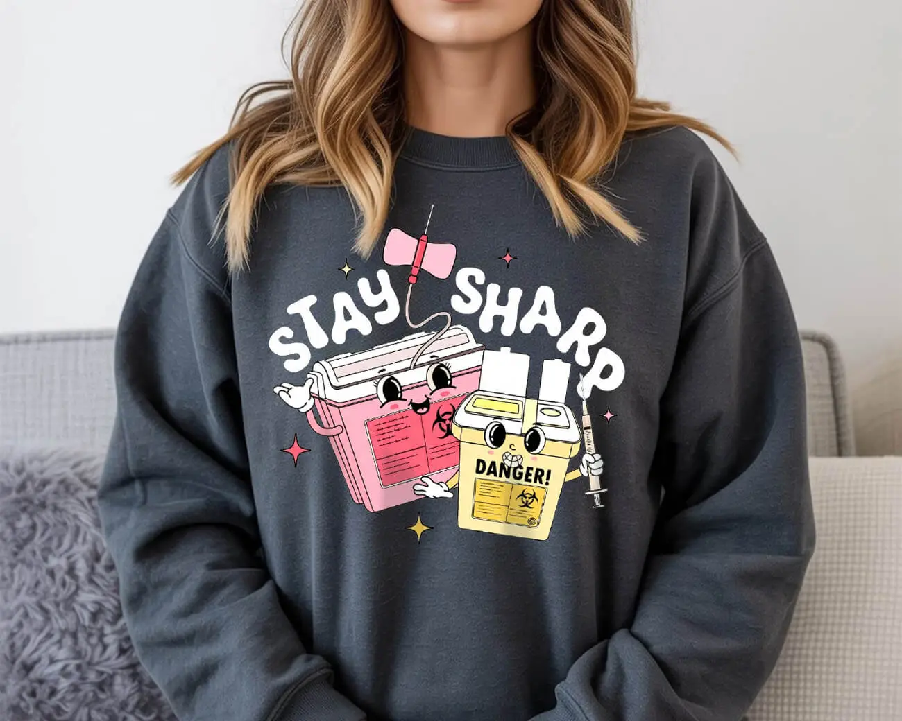 Iv Nurse Stay Sharp Sweatshirt - Image 2