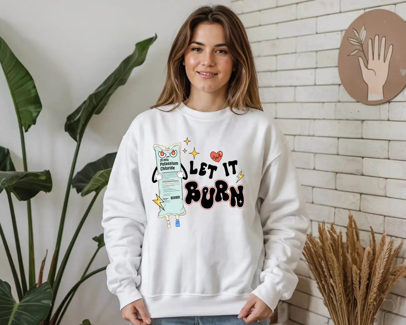 Let It Burn Potassium Chloride Sweatshirt - Image 4
