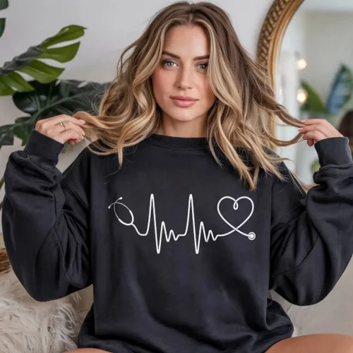 Stethoscope Heartbeat Sweatshirt