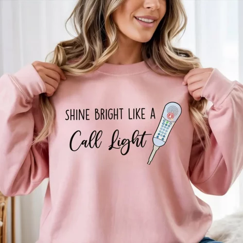 SHINE BRIGHT LIKE A CALL LIGHT SWEATSHIRT