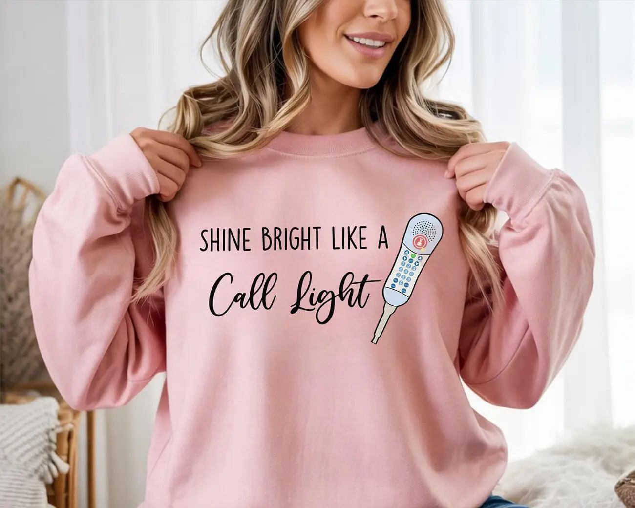 Shine Bright Like A Call Light Sweatshirt