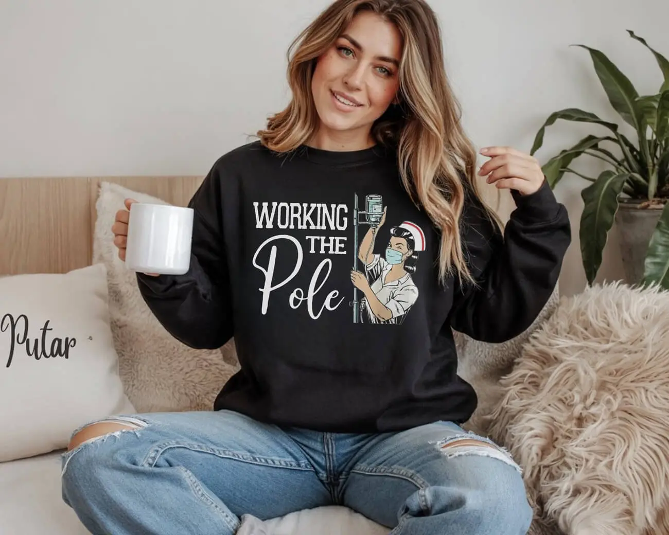 Working The Pole Sweatshirt - Image 3